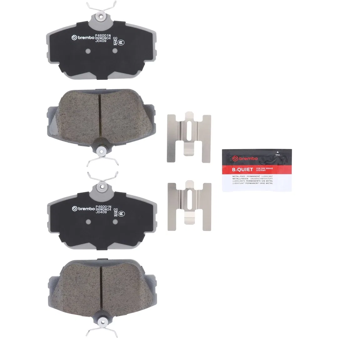 P46001N – BREMBO Brake Pad, FMSI Number D598-7476 Ceramic Set Of 4